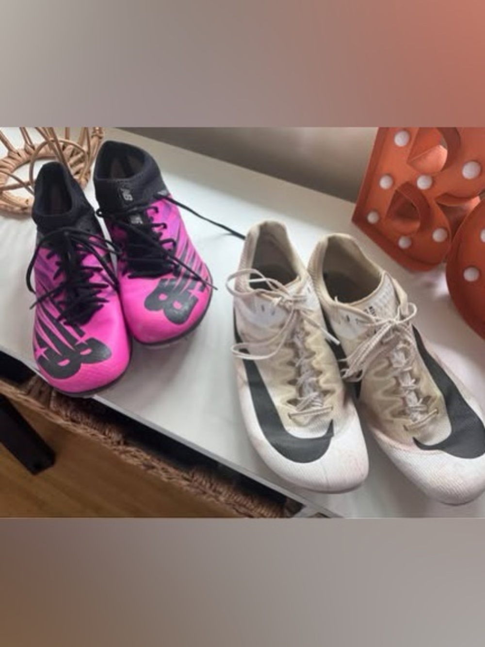 Nike and New Balance Track and Field Shoes